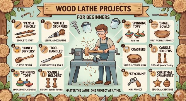 Wood Lathe Projects for Beginners